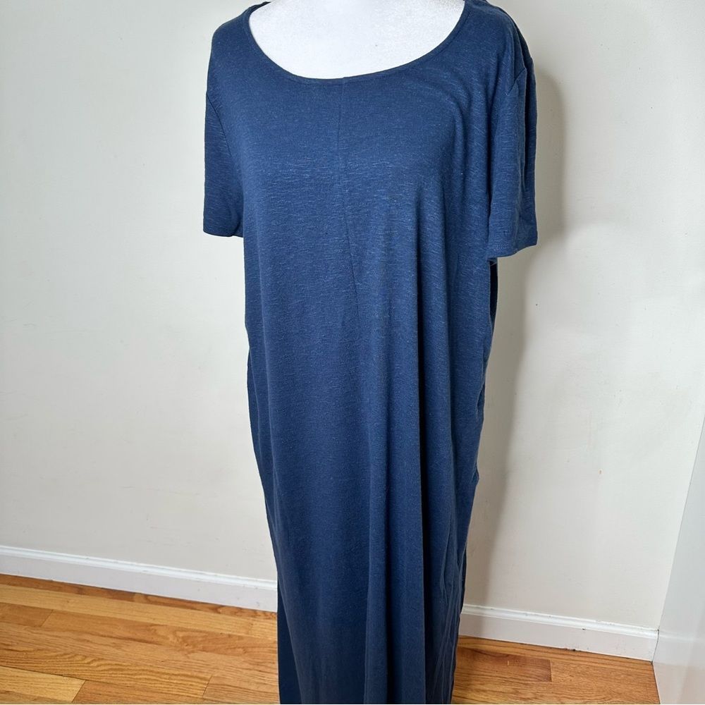 J Jill Indigo‎ Maxi Knit Dress Size XL